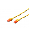 DIGITUS DK-1612-050/Y Kabel Digitus patch cord UTP, CAT.6, żółty, 5,0m, 15 LGW - nr 10