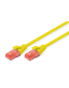 DIGITUS DK-1612-050/Y Kabel Digitus patch cord UTP, CAT.6, żółty, 5,0m, 15 LGW - nr 11