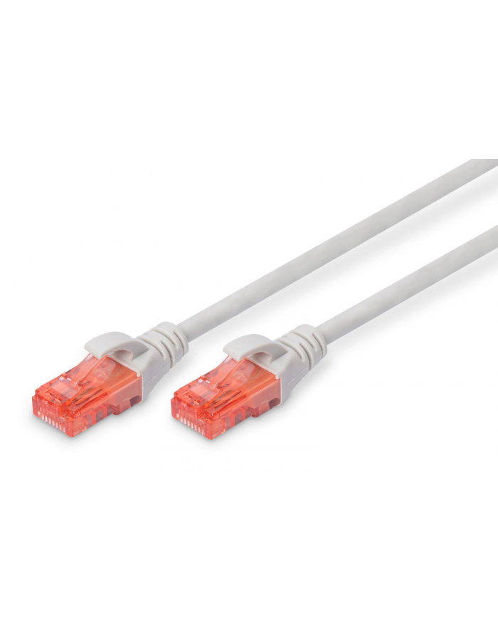 DIGITUS DK-1612-100 Kabel Digitus patch cord UTP, CAT.6, szary, 10,0m, 15 LGW główny