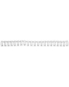 GBC 4BG179 GBC Grzbiety drutowe MultiBind 21zw. 12mm - 100 szt. srebrne - nr 8