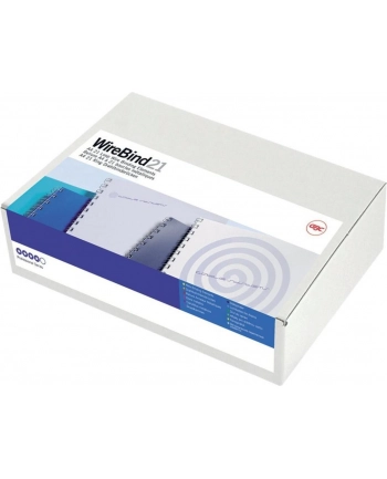 GBC 4BG392 GBC Grzbiety drutowe Multibind 21zw. 10mm - 100 szt. srebrne nr 2