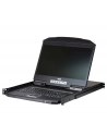 ATEN CL3108NX-ATA-AG ATEN 8-Port Short Depth PS/2-USB VGA Single Rail WideScreen LCD KVM Switch 18,5 - nr 1