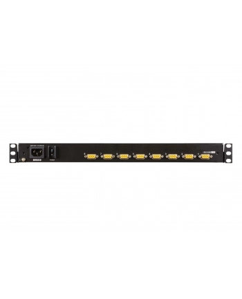ATEN CL3108NX-ATA-AG ATEN 8-Port Short Depth PS/2-USB VGA Single Rail WideScreen LCD KVM Switch 18,5 nr 2