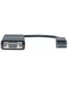MANHATTAN 151962 Manhattan Konwerter adapter DisplayPort DP na VGA M/F 15cm aktywny czarny - nr 12