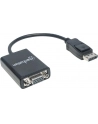 MANHATTAN 151962 Manhattan Konwerter adapter DisplayPort DP na VGA M/F 15cm aktywny czarny - nr 17