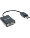 MANHATTAN 151962 Manhattan Konwerter adapter DisplayPort DP na VGA M/F 15cm aktywny czarny - nr 18
