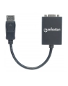 MANHATTAN 151962 Manhattan Konwerter adapter DisplayPort DP na VGA M/F 15cm aktywny czarny - nr 5