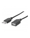 MANHATTAN 308519 Manhattan Przedłużacz kabel USB 2.0 USB A/USB A M/F 1m czarny - nr 4