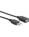 MANHATTAN 308519 Manhattan Przedłużacz kabel USB 2.0 USB A/USB A M/F 1m czarny - nr 6