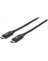 MANHATTAN 354899 Manhattan Kabel USB-C 3.1 Gen2, USB C/USB C M/M 50cm czarny - nr 16