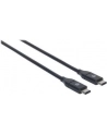 MANHATTAN 354899 Manhattan Kabel USB-C 3.1 Gen2, USB C/USB C M/M 50cm czarny - nr 18
