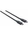 MANHATTAN 354899 Manhattan Kabel USB-C 3.1 Gen2, USB C/USB C M/M 50cm czarny - nr 6