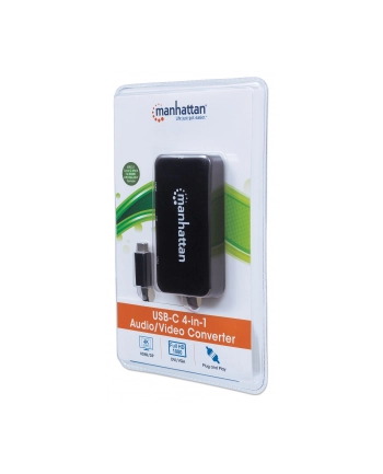 MANHATTAN 152600 Manhattan USB-C 3.1 multiport adapter AV -> HDMI/DP/VGA/DVI nr 1