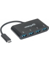 MANHATTAN 162746 Manhattan 4-Portowy hub USB-A 3.0 (4x USB-A) na SuperSpeed USB-C 3.1 Gen1 - nr 15