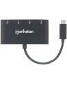 MANHATTAN 162746 Manhattan 4-Portowy hub USB-A 3.0 (4x USB-A) na SuperSpeed USB-C 3.1 Gen1 - nr 16