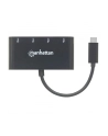 MANHATTAN 162746 Manhattan 4-Portowy hub USB-A 3.0 (4x USB-A) na SuperSpeed USB-C 3.1 Gen1 - nr 2