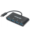MANHATTAN 162746 Manhattan 4-Portowy hub USB-A 3.0 (4x USB-A) na SuperSpeed USB-C 3.1 Gen1 - nr 3