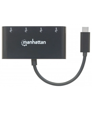 MANHATTAN 162746 Manhattan 4-Portowy hub USB-A 3.0 (4x USB-A) na SuperSpeed USB-C 3.1 Gen1 nr 1