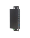MANHATTAN 164405 Manhattan 7-Portowy przemysłowy hub SuperSpeed USB 3.0 7x USB-A metalowy czarny - nr 23