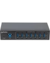 MANHATTAN 164405 Manhattan 7-Portowy przemysłowy hub SuperSpeed USB 3.0 7x USB-A metalowy czarny - nr 29