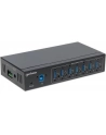 MANHATTAN 164405 Manhattan 7-Portowy przemysłowy hub SuperSpeed USB 3.0 7x USB-A metalowy czarny - nr 30