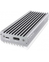 icy box ICYBOX IB-1817Ma-C31 IcyBox Obudowa Zewnętrzna na dysk M.2 NVMe SSD, USB 3.1 Type-C, Srebrna - nr 2