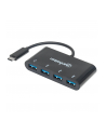 MANHATTAN 162746 Manhattan 4-Portowy hub USB-A 3.0 (4x USB-A) na SuperSpeed USB-C 3.1 Gen1 - nr 18