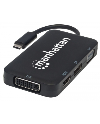 MANHATTAN 152600 Manhattan USB-C 3.1 multiport adapter AV -> HDMI/DP/VGA/DVI