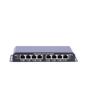 EXTRALINK ex.2053 EXTRALINK 8-port FE Unmanaged PoE Switch 18-57V DC, in set 24V 90W PowerAdapter