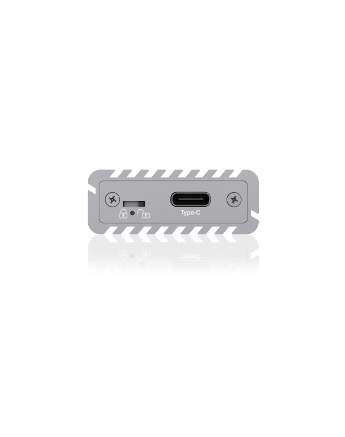 icy box ICYBOX IB-1817Ma-C31 IcyBox Obudowa Zewnętrzna na dysk M.2 NVMe SSD, USB 3.1 Type-C, Srebrna główny