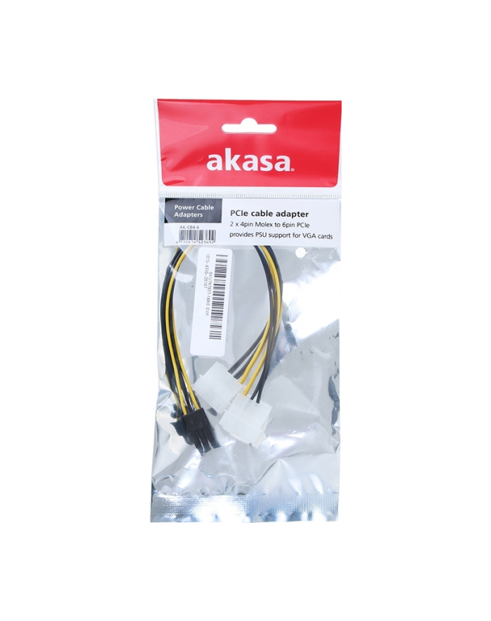 KABEL 6PIN AK-CB4-6 zasil. do VGA główny