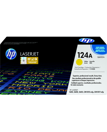 hoover HP Q6002A Toner HP 124A yellow   2000str   LaserJet2600Printerseries