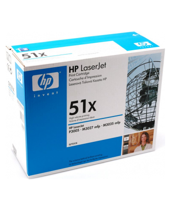 hoover HP Q7551X Toner HP 51X black   13000str   LJP3005 / M3035MFP / M3027MFP