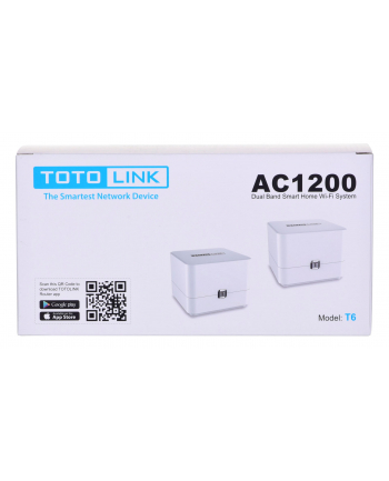 TOTOLINK TotoLink T6 TOTOLINK T6 AC1200 Wireless Mu-Mimo 11ac Mesh Home Router (master & slave)