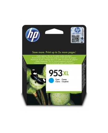 hoover HP F6U16AE Tusz HP 953XL cyan   1600 str   HP OfficeJet Pro 8210 / 8218 / 8710 / 8715 / 872 nr 1