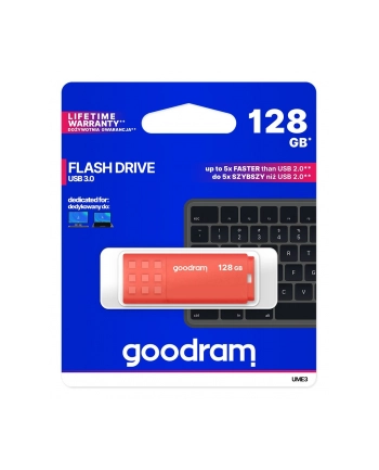 GOODRAM UME3-1280O0R11 GOODRAM Pamięć USB UME3 128GB USB 3.0 Pomarańczowa nr 1