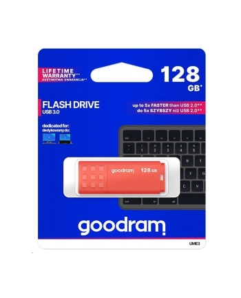 GOODRAM UME3-1280O0R11 GOODRAM Pamięć USB UME3 128GB USB 3.0 Pomarańczowa nr 2
