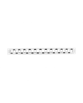 LANBERG PPKS-1224-S Lanberg keystone Patch Panel pusty z organizerem, 24 port, 19 1U, szary nr 2