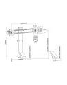 MACLEAN MC-854 Maclean MC-854 Uchwyt na dwa monitory podwójny 17-27 14kg VESA 75x75 100x100 - nr 9