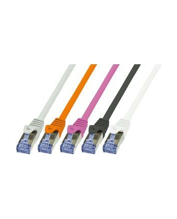 LOGILINK CQ4081S LOGILINK - Patchcord kat.6A/7, 600MHz S/FTP PIMF PrimeLine biały 7,50m