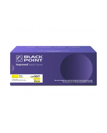 BLACKPOINT LCBPBTN247Y Toner cartridge Black Point LCBPBTN247Y   yellow   2300 pp.   Brother TN247Y