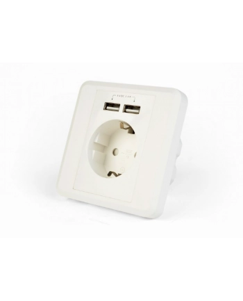 GEMBIRD EG-ACU2A2-01 Gembird gniazdo podtynkowe 230V pojedyncze + 2x USB 2.4A Schuko nr 2