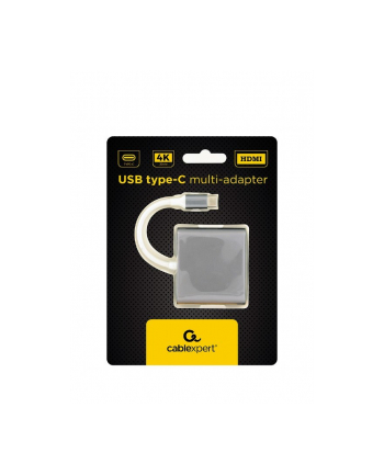 GEMBIRD A-CM-HDMIF-02-SG Gembird multi adapter USB typ-C (M) -> USB typ-C; USB 3.0; HDMI