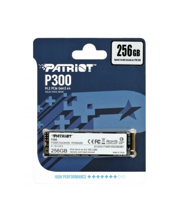 patriot memory PATRIOT SSD P300 256GB M.2 PCIe Gen 3 x4 1700/1100 MB/s nr 1