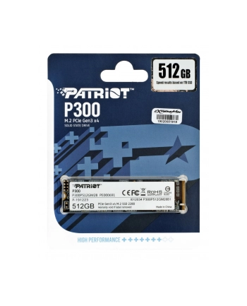 patriot memory PATRIOT SSD P300 512GB M.2 PCIe Gen 3 x4 1700/1200 MB/s nr 2