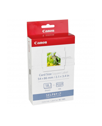 CANON KC-18IS card size, square label