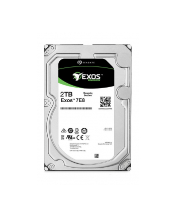 SEAGATE EXOS 7E8 Enterprise Capacity 2TB HDD 7200rpm SATA 12Gb/s 256MB cache 3.5inch 24x7 512Native BLK