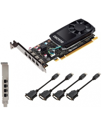 PNY Quadro P1000 DVI PCI-Express 3.0 x16 LP 4GB GDDR5 128bit 4x Mini DP 1.4