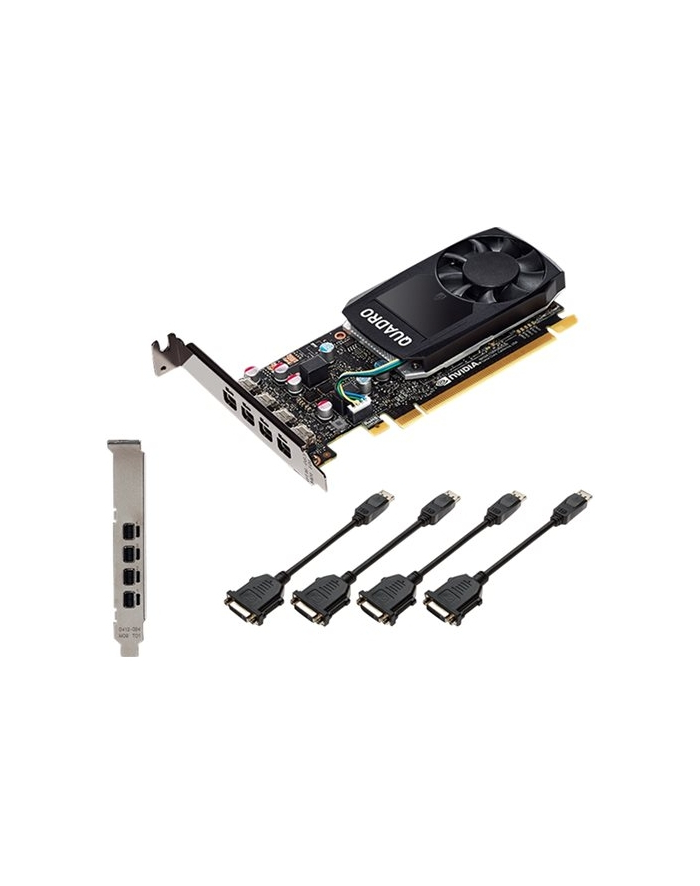 PNY Quadro P1000 DVI PCI-Express 3.0 x16 LP 4GB GDDR5 128bit 4x Mini DP 1.4 główny