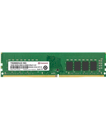 TRANSCEND 16GB DDR4 2666Mhz SO-DIMM 2Rx8 1Gx8 CL19 1.2V